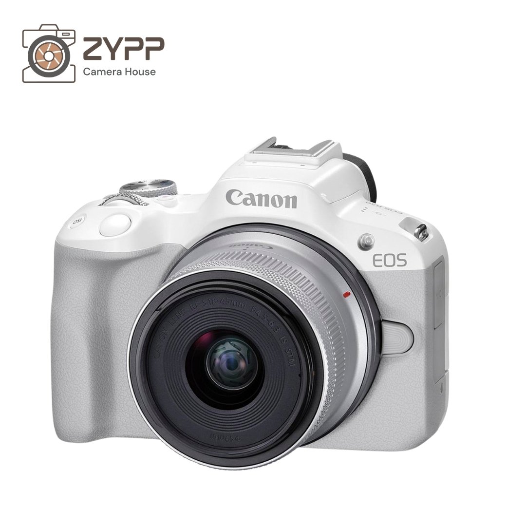 Canon R50 + Kit Lens (White)