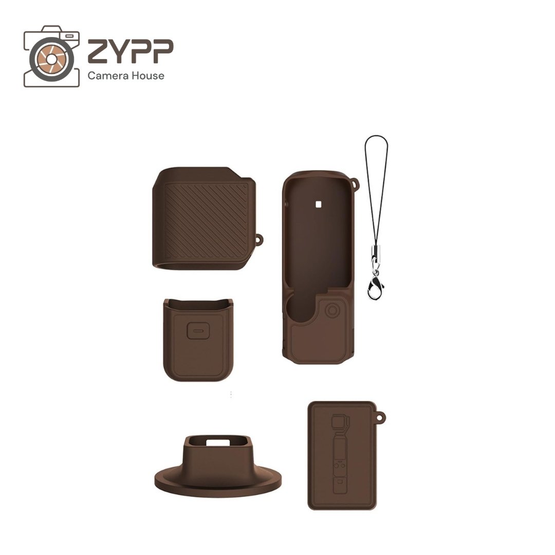 DJI Osmo Pocket 4 Creator Combo Silicon Case (Brown)
