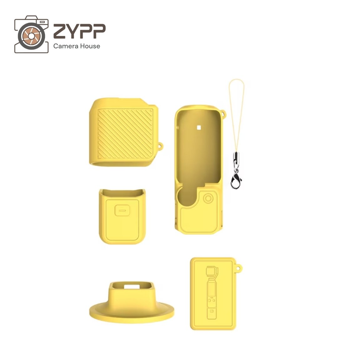DJI Osmo Pocket 4 Creator Combo Silicon Case  (Yellow)