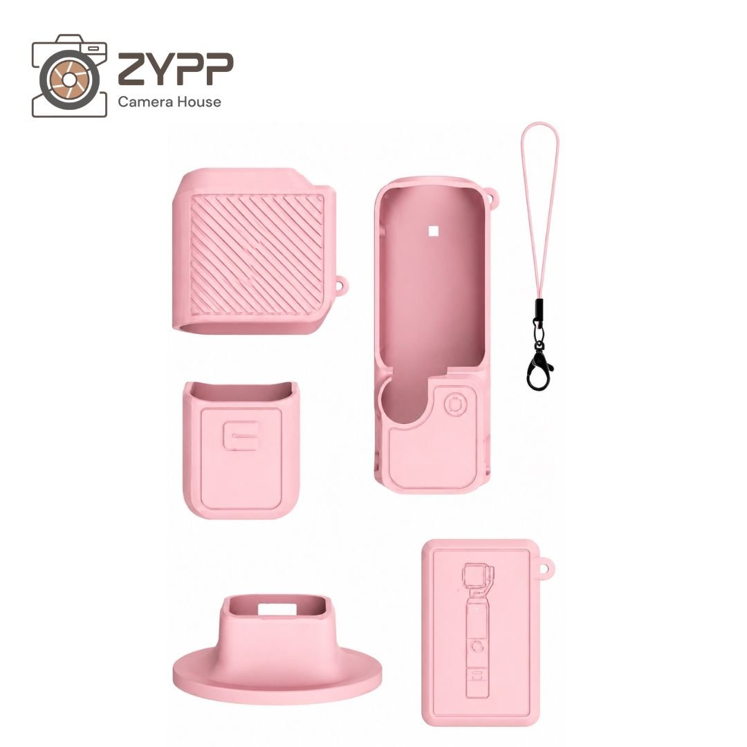 DJI Osmo Pocket 4 Creator Combo Silicon Case  (Pink)