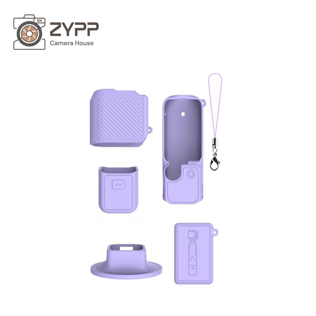 DJI Osmo Pocket 4 Creator Combo Silicon Case (Purple)