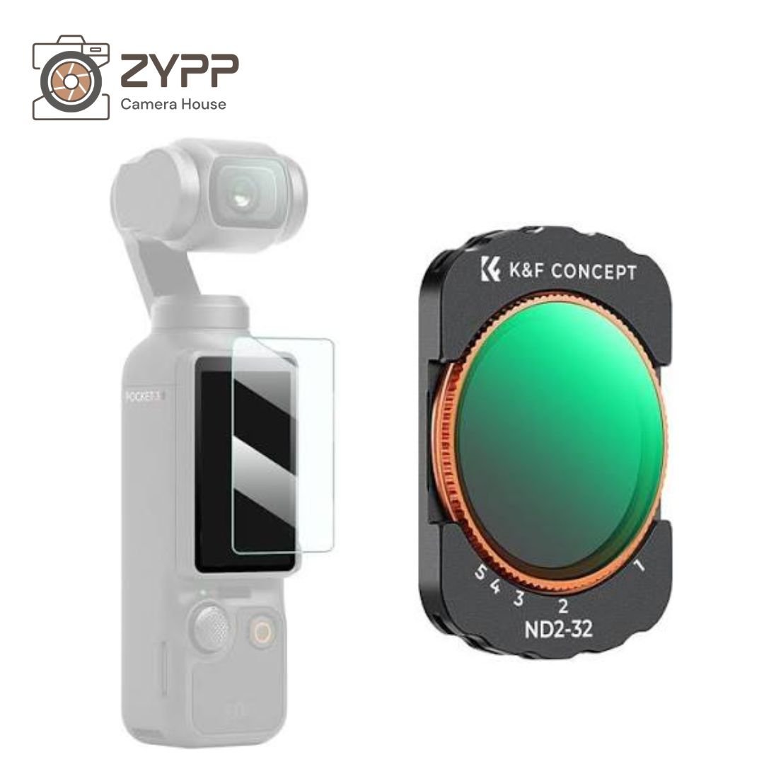 K&F Concept Variable ND Filter for DJI Osmo Pocket 4/3 (ND2-32)