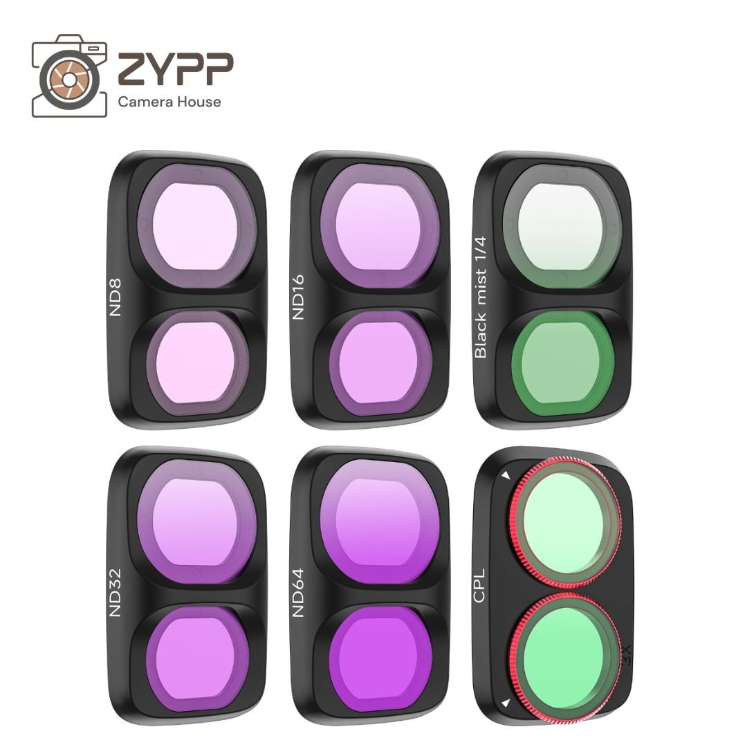 Sunnylife ND Filter for Pocket 4P (CPL + ND8 + ND16 + ND32 + ND64 + 1/4 Black Mist)