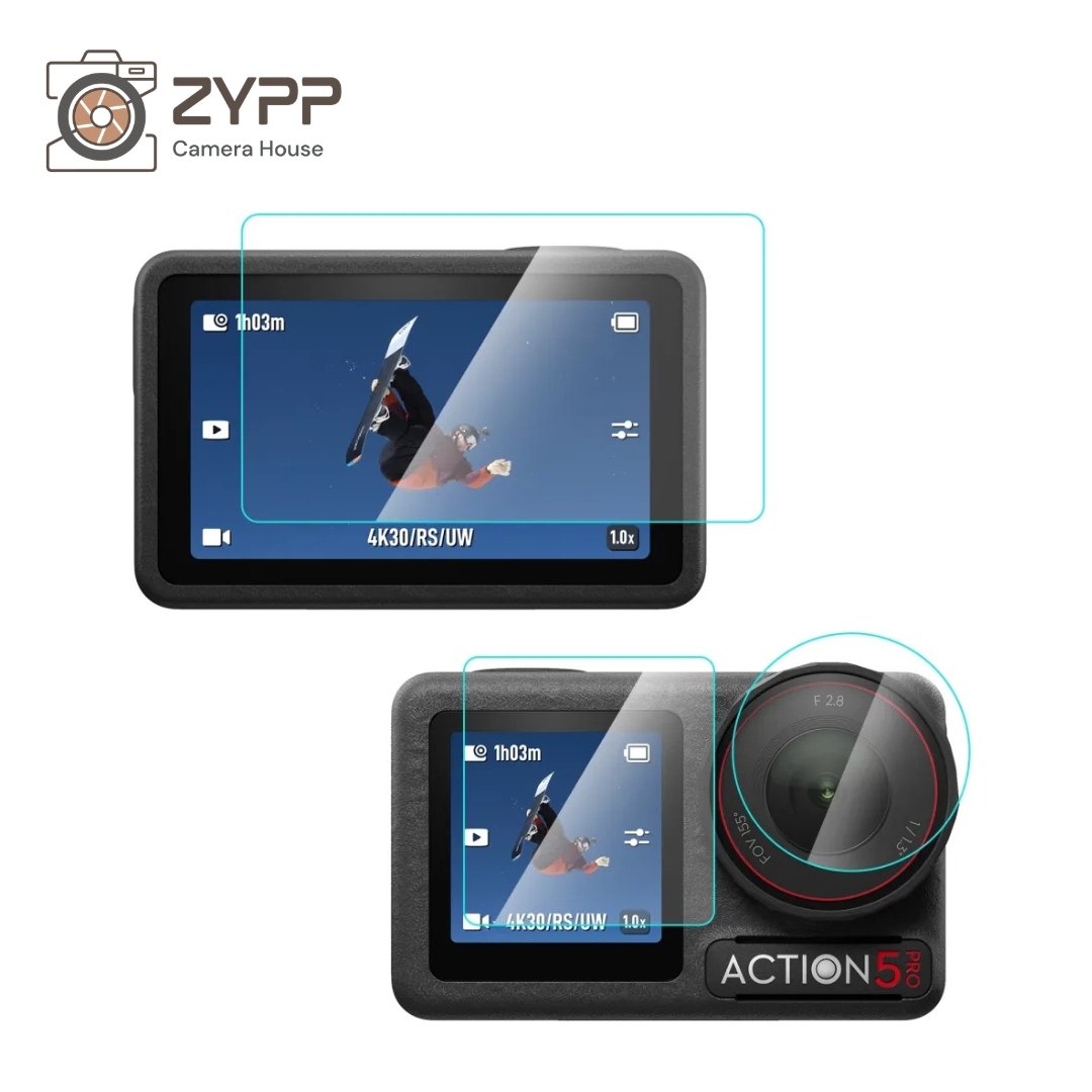 DJI Osmo Action 5 Pro 3-in-1 Screen Protector