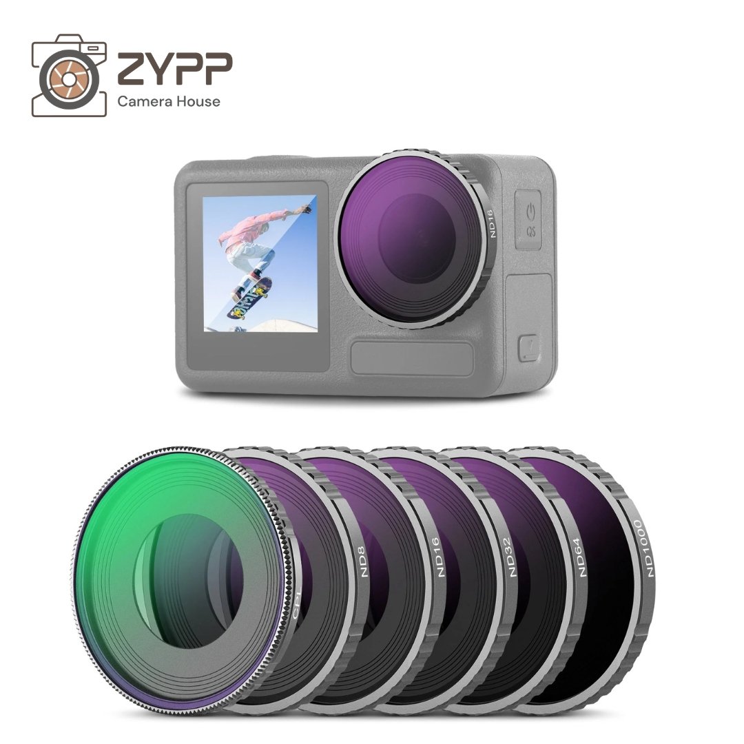 Neewer Filter Set for DJI Osmo Action 4/ 5 Pro (CPL, ND8, ND16, ND32, ND64, ND1000)