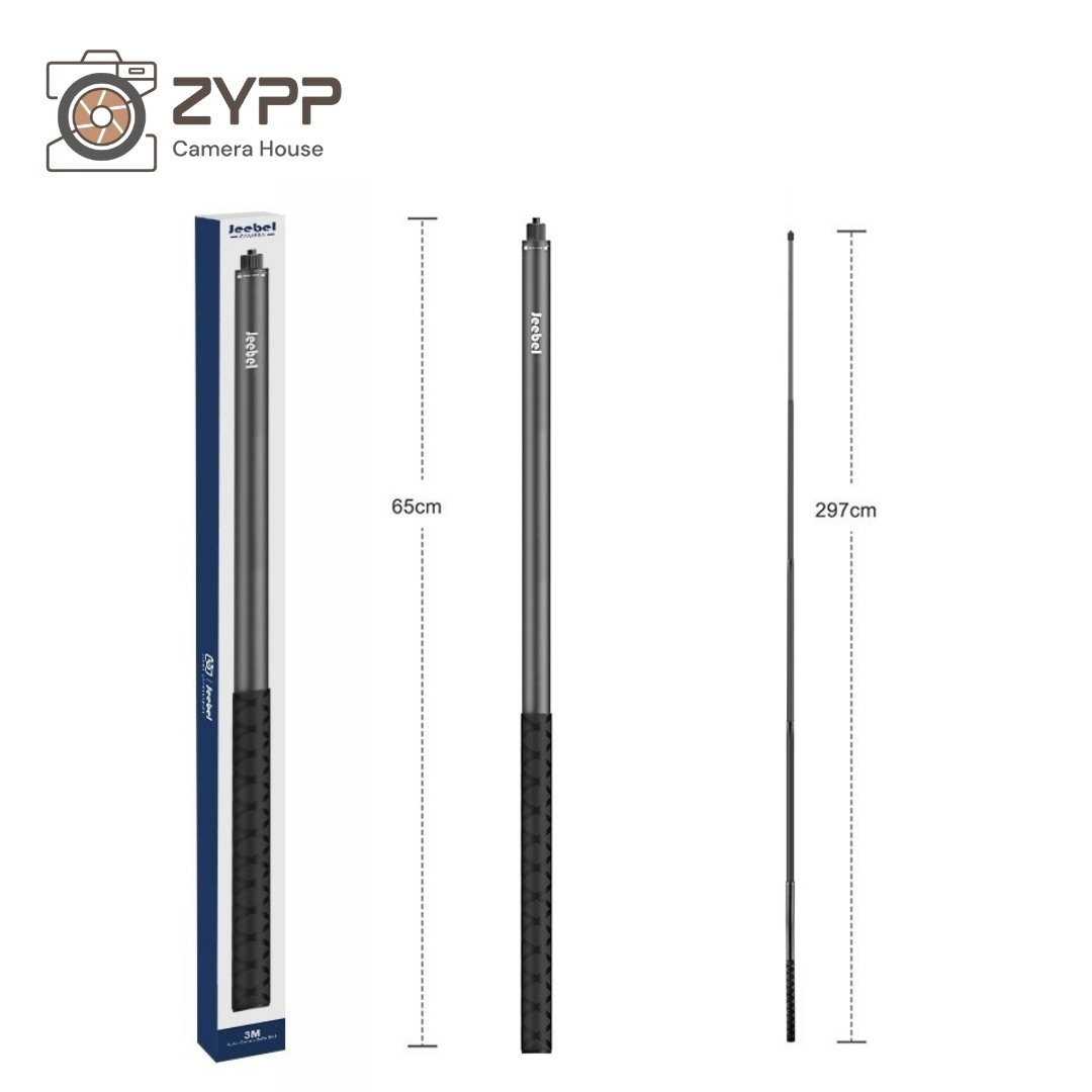 Jeebel 3m Invisible Selfie Stick