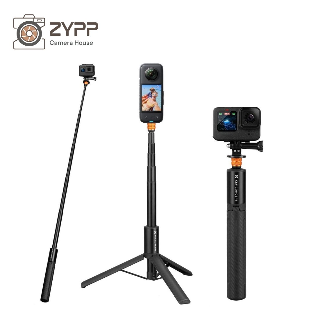 K&F Concept MS21 2-in-1 Selfie Stick (1.2m)