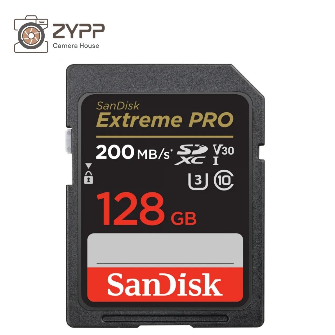 SanDisk 128GB 200MB/s Extreme PRO UHS-I SDXC Memory Card