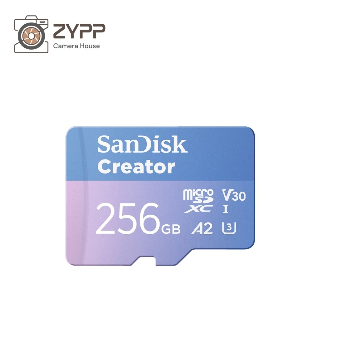 SanDisk 256GB 190MB/s Creator microSDXC™ UHS-I Card