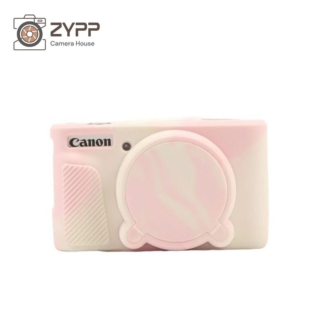 Silicon Case (Canon SX740 HS) Misty Pink